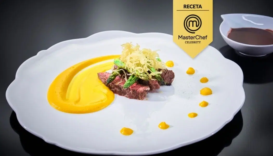 Receta bife ancho con puré de zanahoria.