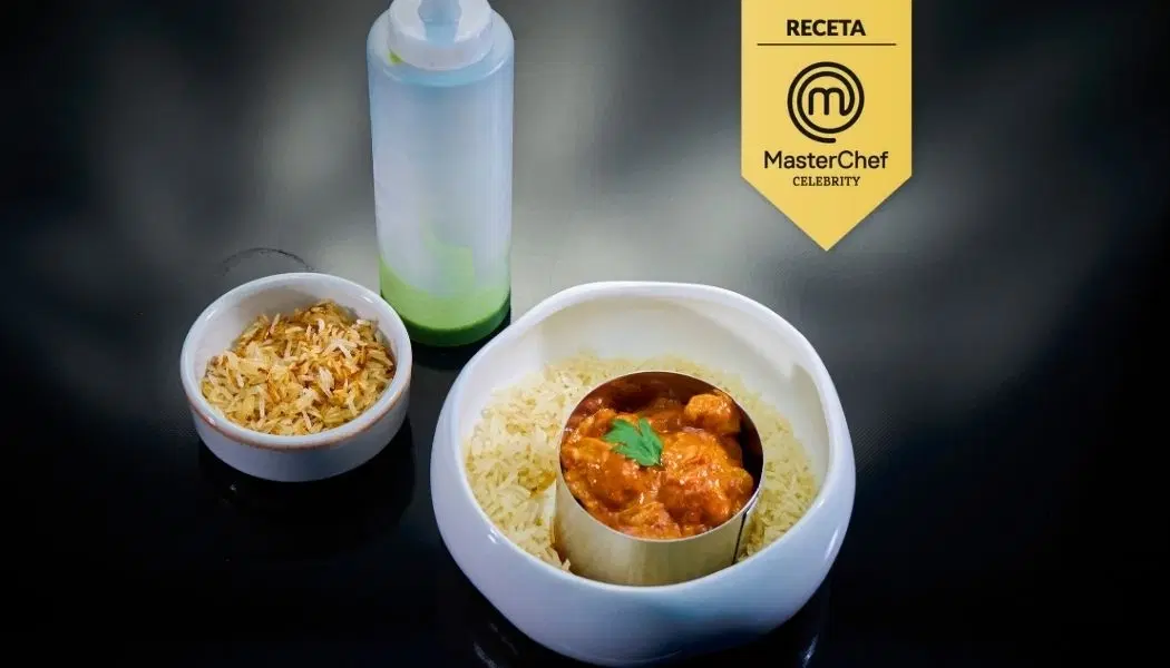 Receta butter chicken.