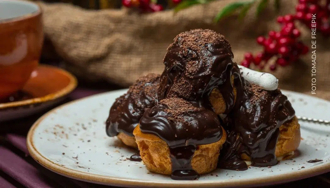 Receta profiteroles.